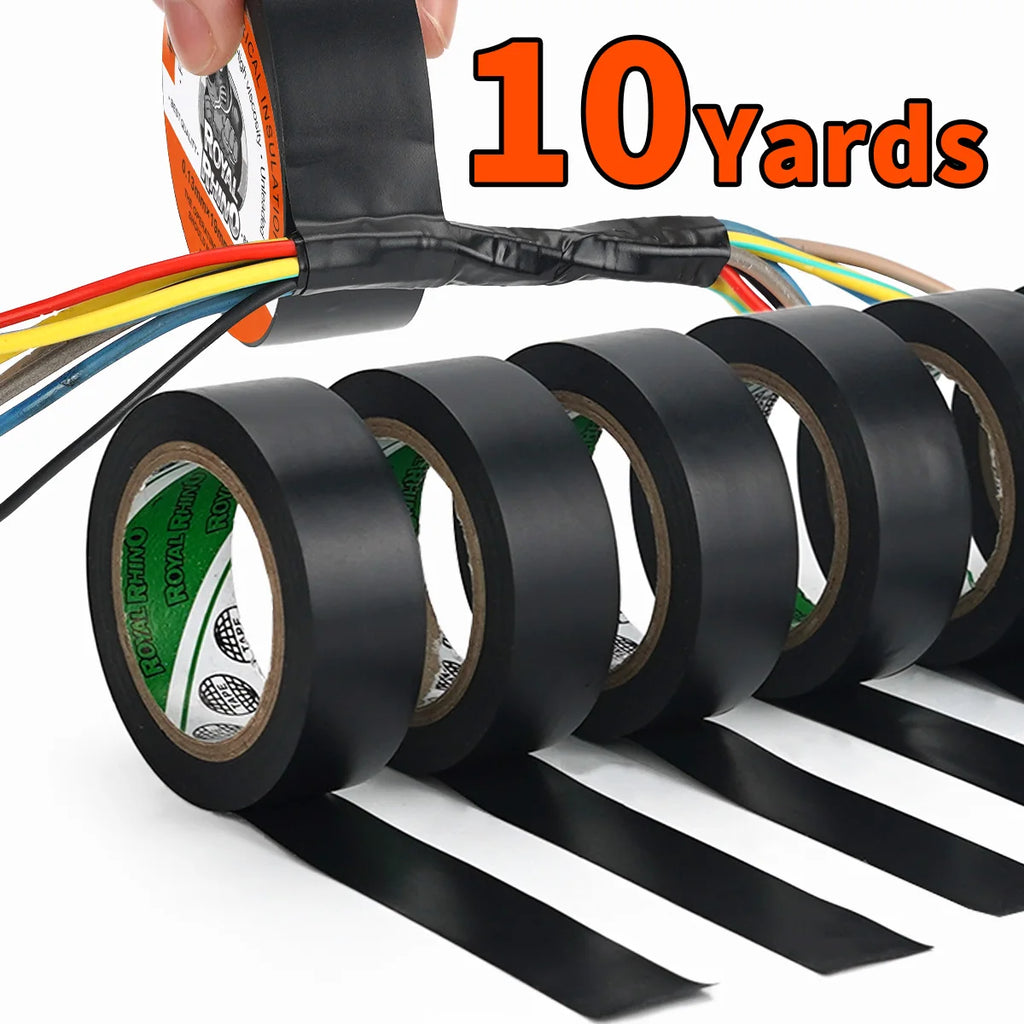 High-Temperature Resistant Black Rubber Electrical Tape -durable and soft insulating adhesive, used for industrial, household