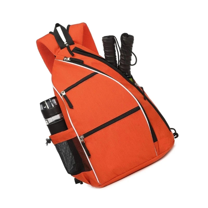 Pickleball Bag / Backpack for Man and Women Pickleball Backpack Adjustable Crossbody Sling Bag Tennis Bag Pickleball Paddle Bag