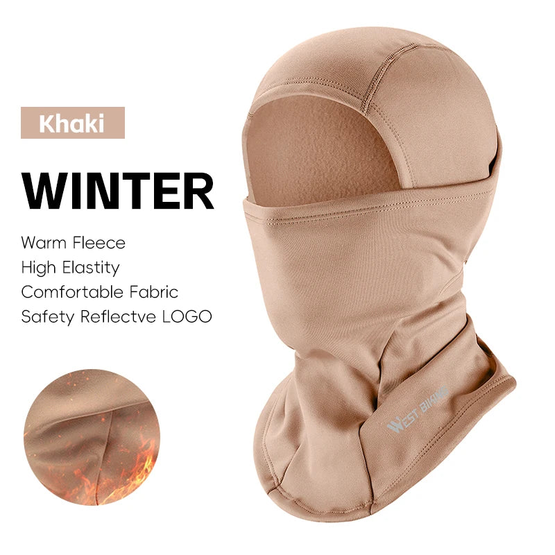 Winter Face Mask Fleece Thermal Keep Warm Windproof