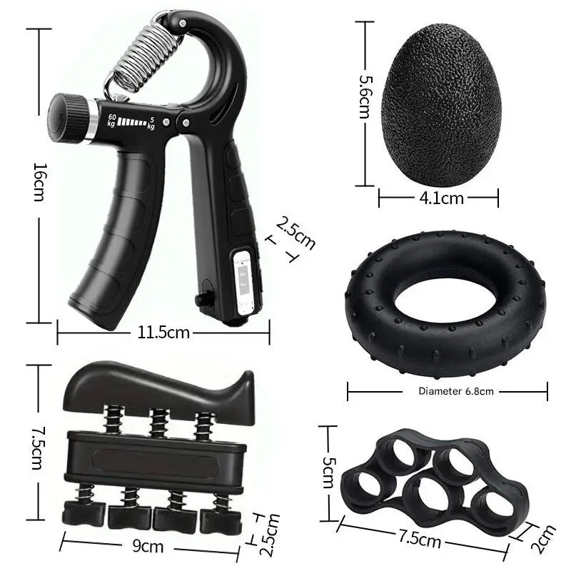 5 Pcs 380 Count Finger Trainer Grip Hand Grips Strength Device