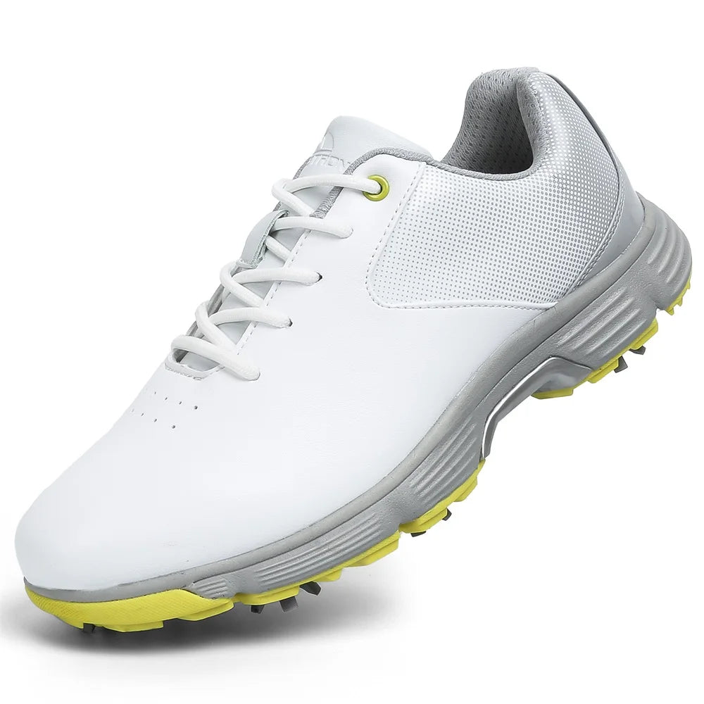 Men Waterproof Golf Sneakers Anti Slip