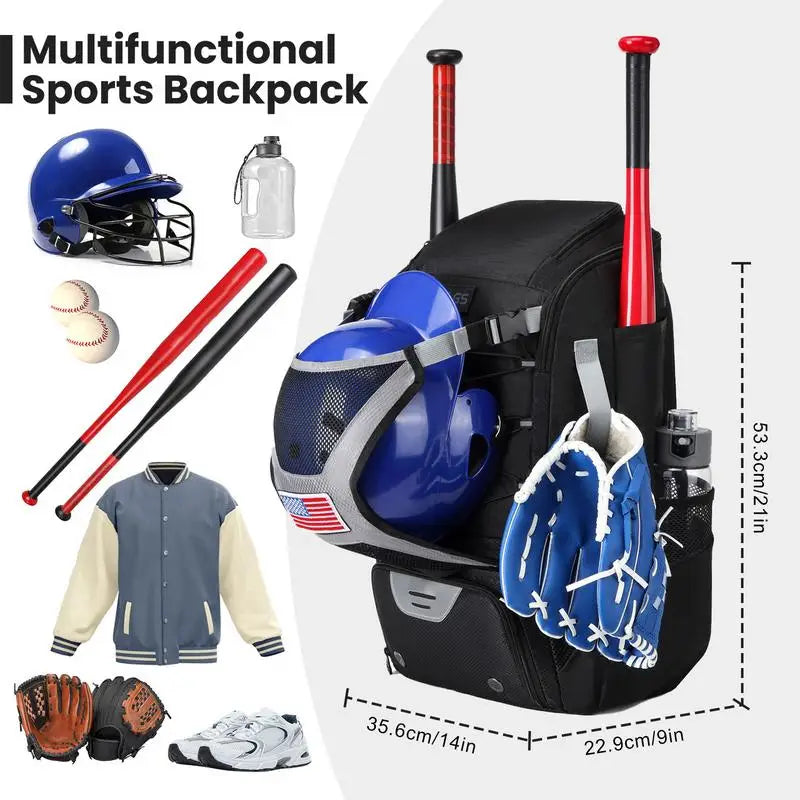 Baseball - Softball Equipment Bag Backpack