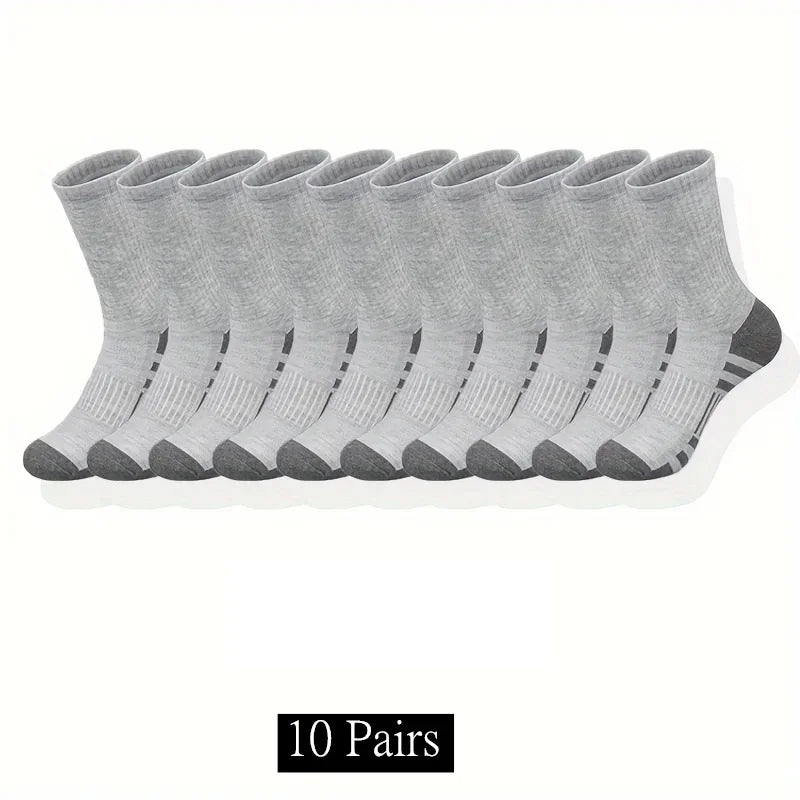10/20/30 Pairs Men's & Women's Classic Crew Socks