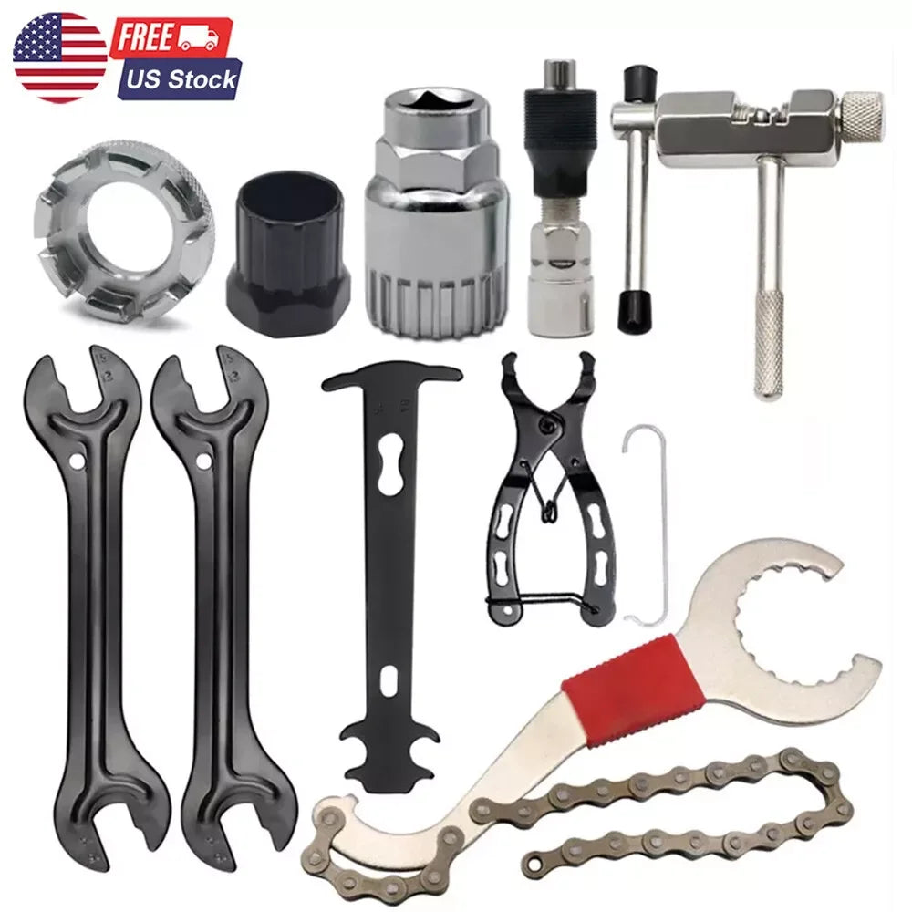 9PCS Bike Repair Tool - Maintenance Kit