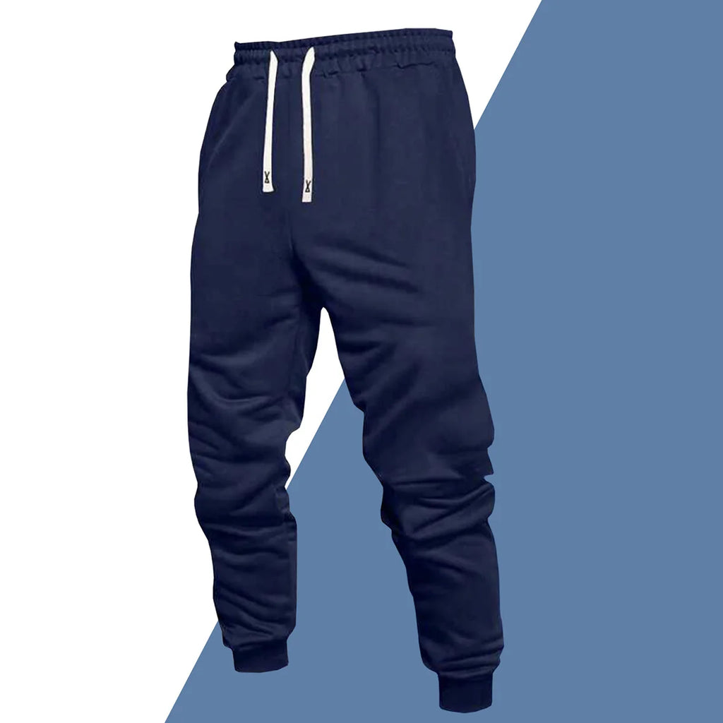 Men's 4-piece casual pants, solid color
