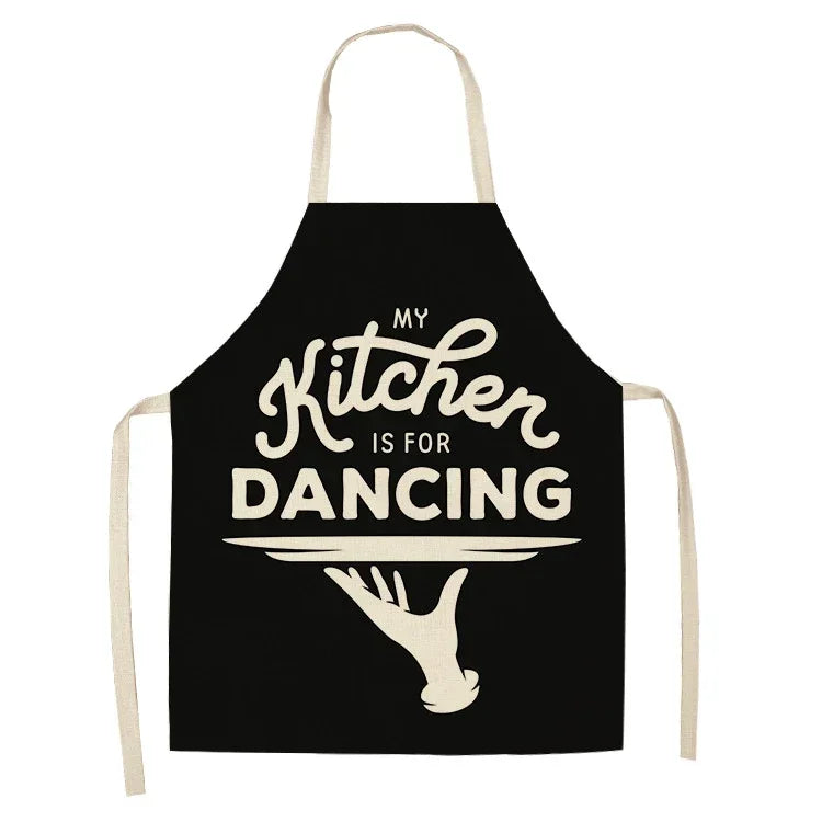 Kitchen Aprons for Women Cotton Linen Bibs