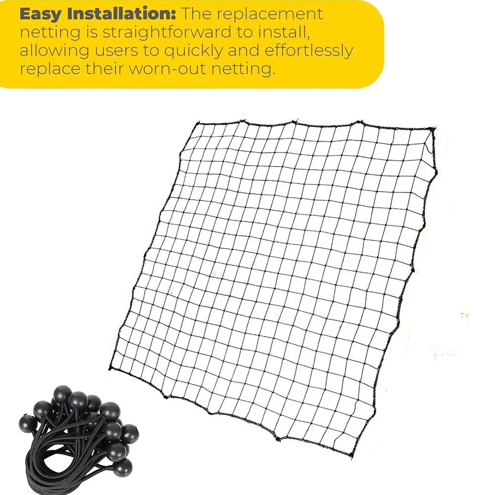 Soccer Bounce Back Net with 20 Elastic Ropes for Training