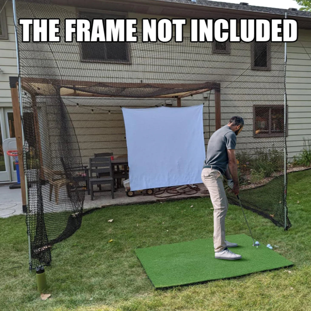 Golf Cage Netting 10X10X10Ft Portable Baseball - golf Cage