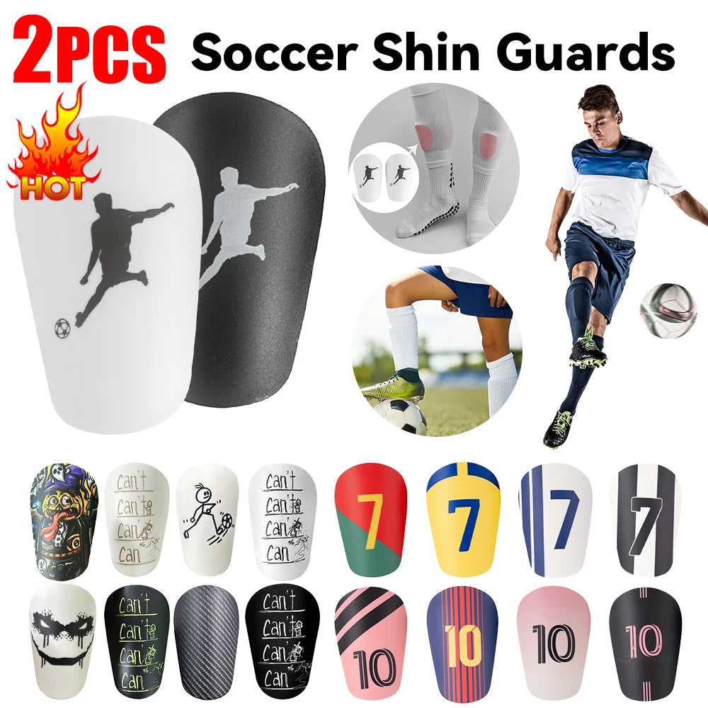 2pcs Shin Pads - Guards for Soccer  For Men Women Kids Boys Girls