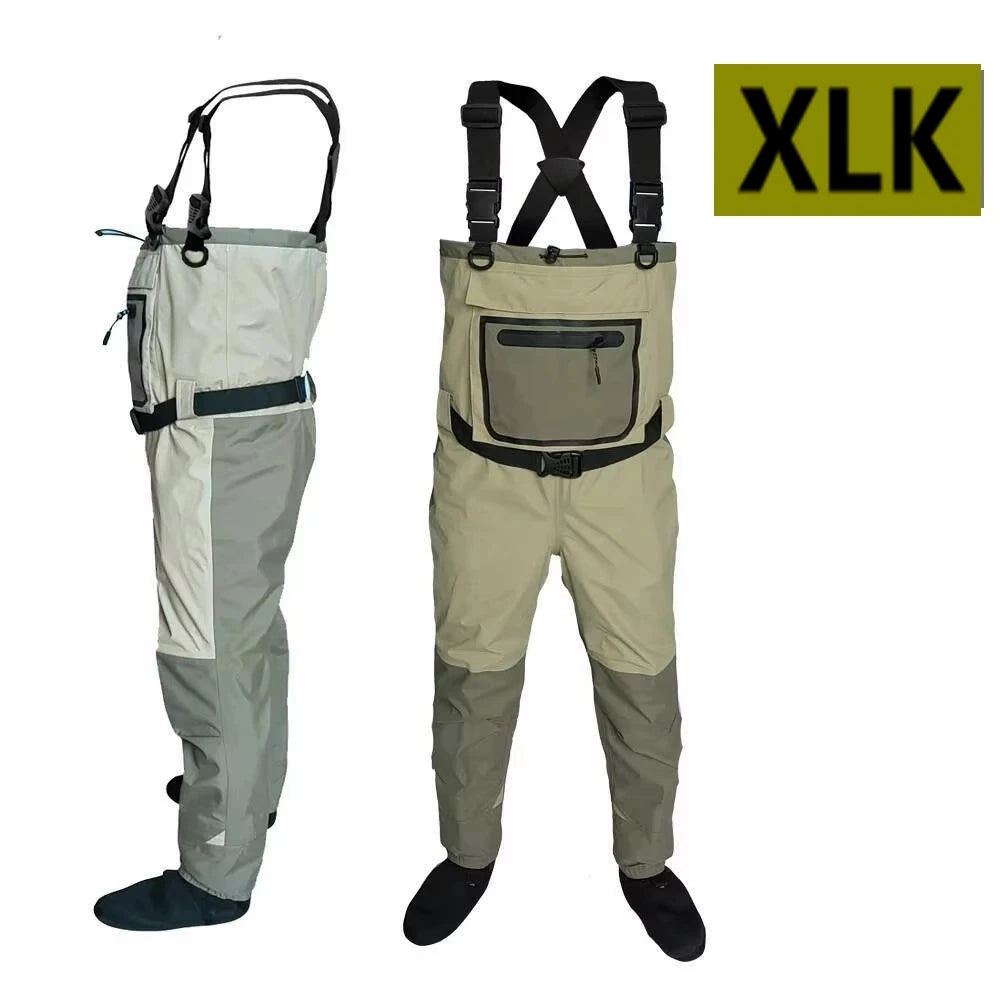 fly fishing Children to adults waders neoprene foot for men raft hunting Quick-dry Waterproof and breathable