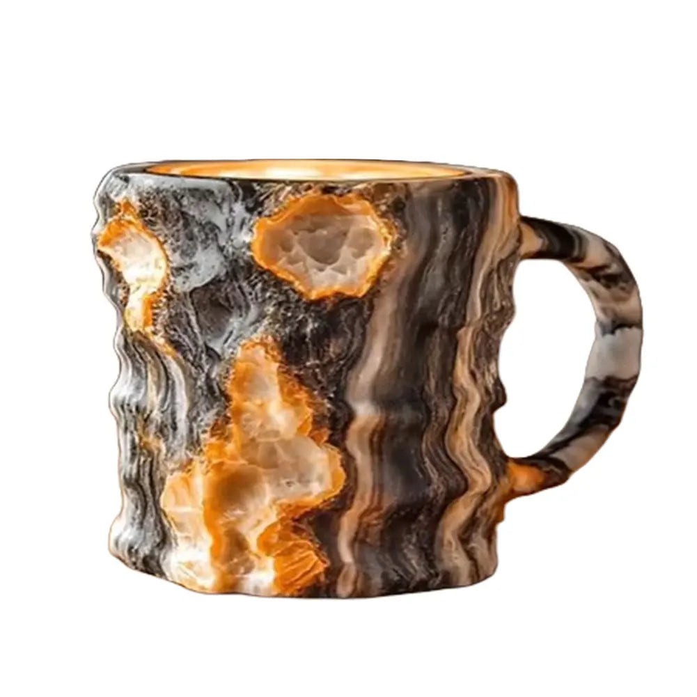 Mineral Colored Crystal Mug - Coffee Cup