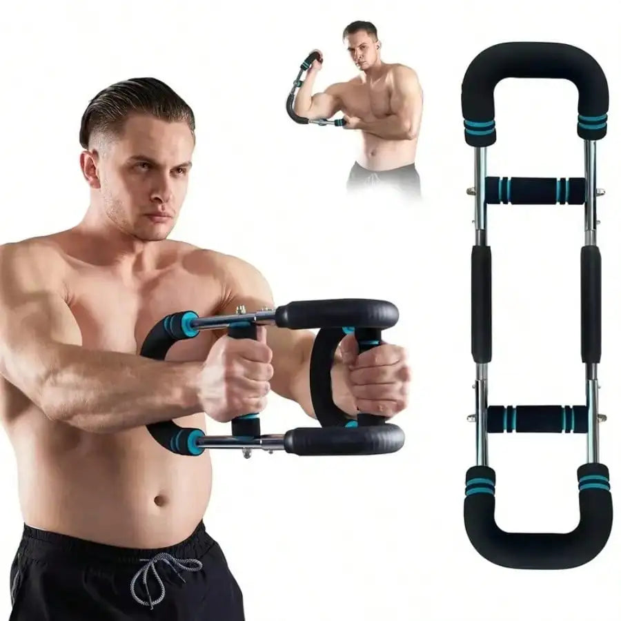 Adjustable Shaker Twister Arm Trainer for Chest & Forearm Workout Equipment, Home Fitness Strengthener for Arm Exercise
