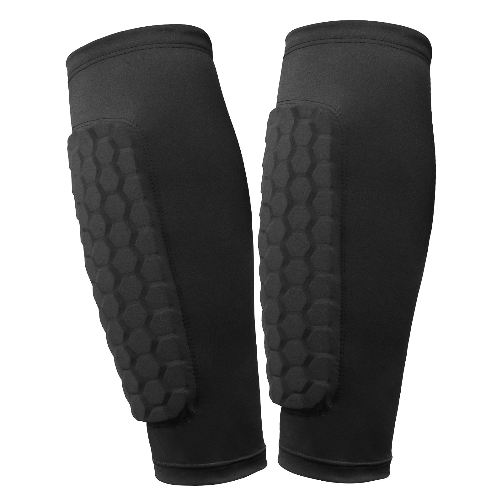 Shin Defender with Honeycomb Pads  - Leg Guard Sleeves for Boys Girls Men
