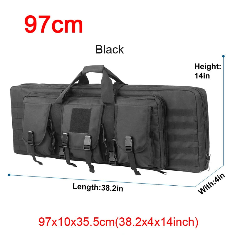 ARMY 32 38 42 48 inch Tactical Double Rifle Case