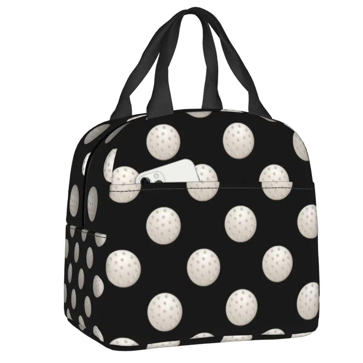 Golf And Beer Insulated Lunch Bag for Women Resuable Sports Golfing Golfer Thermal Cooler Bento Box Office Work School