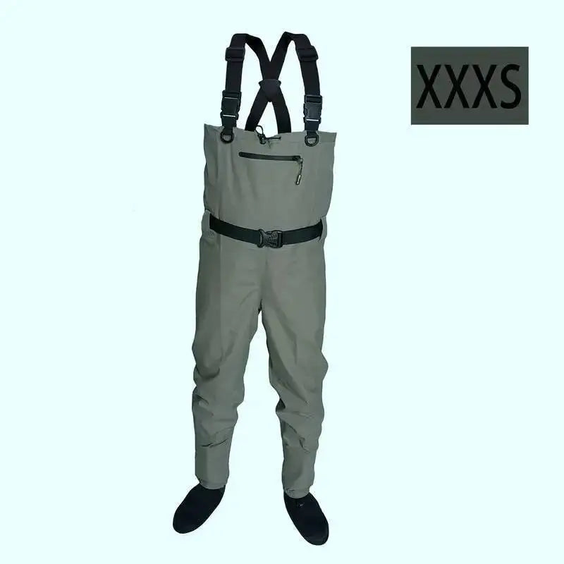 fly fishing Children to adults waders neoprene foot for men raft hunting Quick-dry Waterproof and breathable