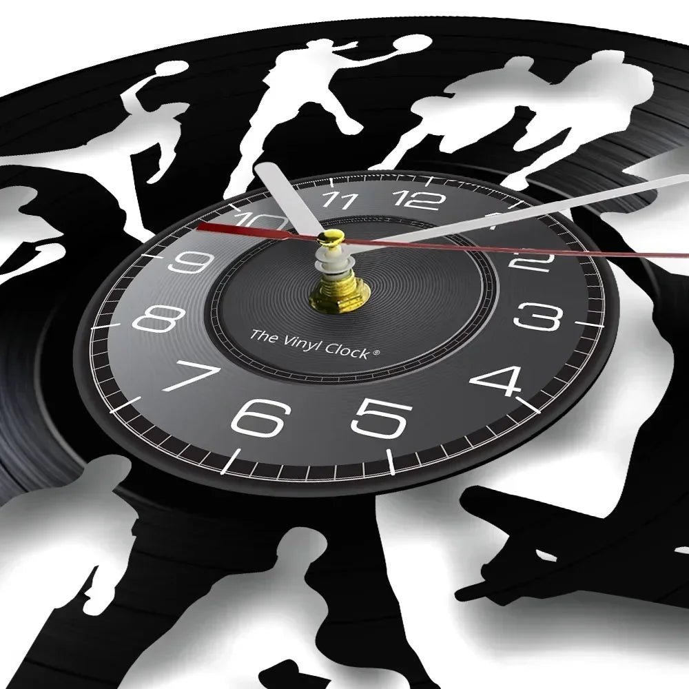 Basketball Dunk Wall Clock Basketball Players
