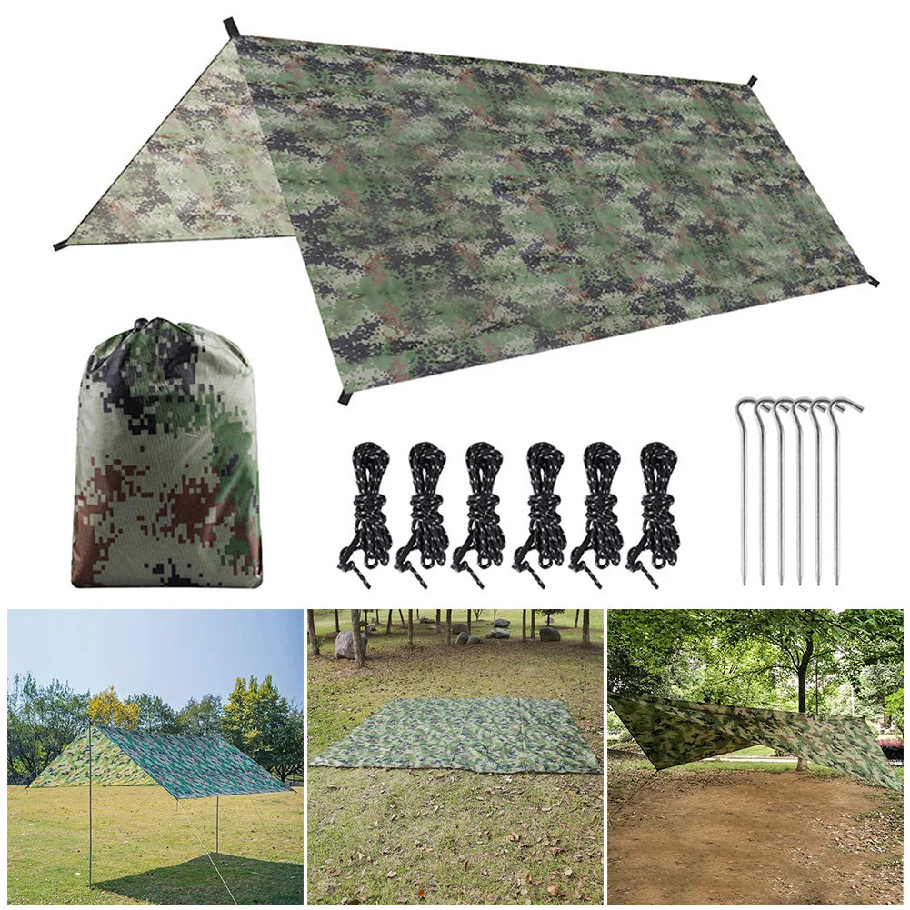 Waterproof Camouflage Camping Canopy