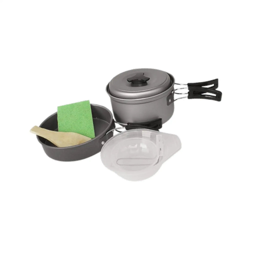 Camping Cookware Mess Kit Soup Pot Accessories Space Save Portable Lightweight