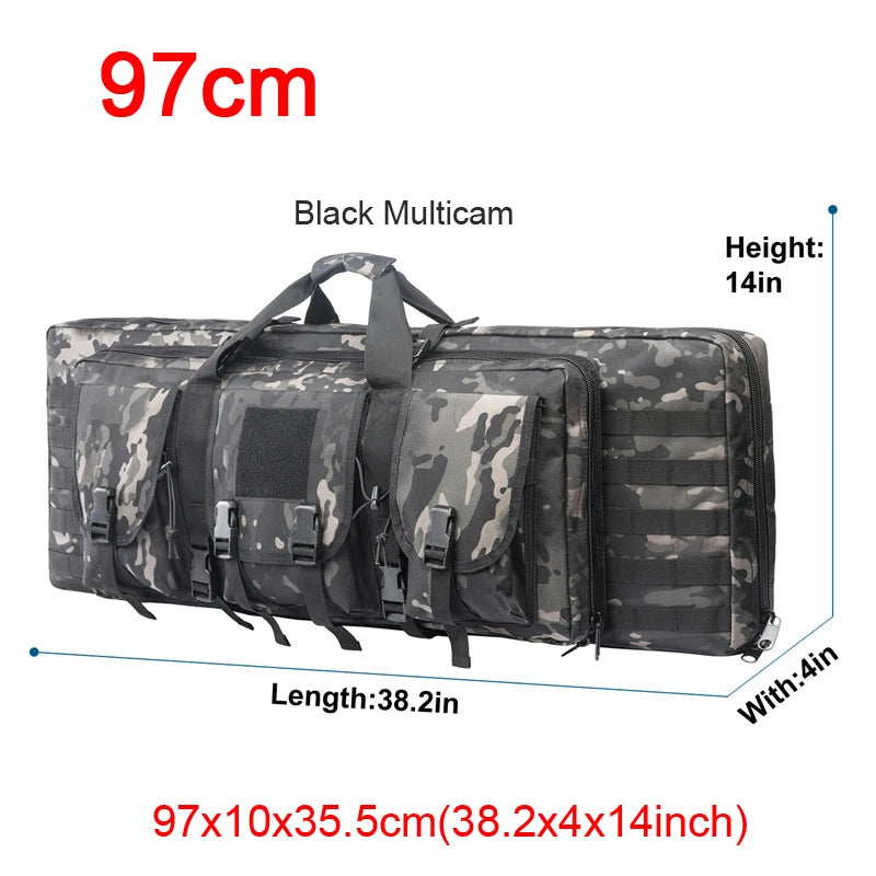 ARMY 32 38 42 48 inch Tactical Double Rifle Case
