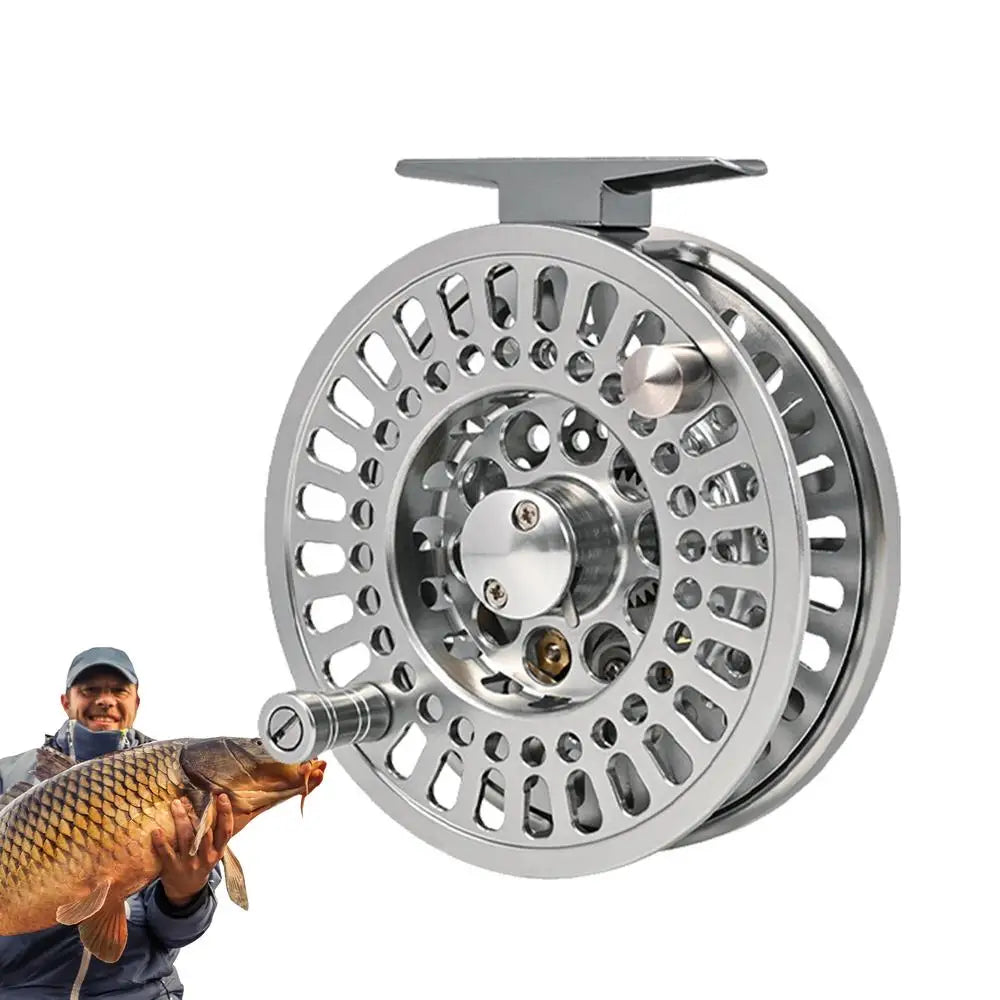Fly Fishing Reel With Aluminum Alloy Reel For Lake Stream - Saltwater Fishing