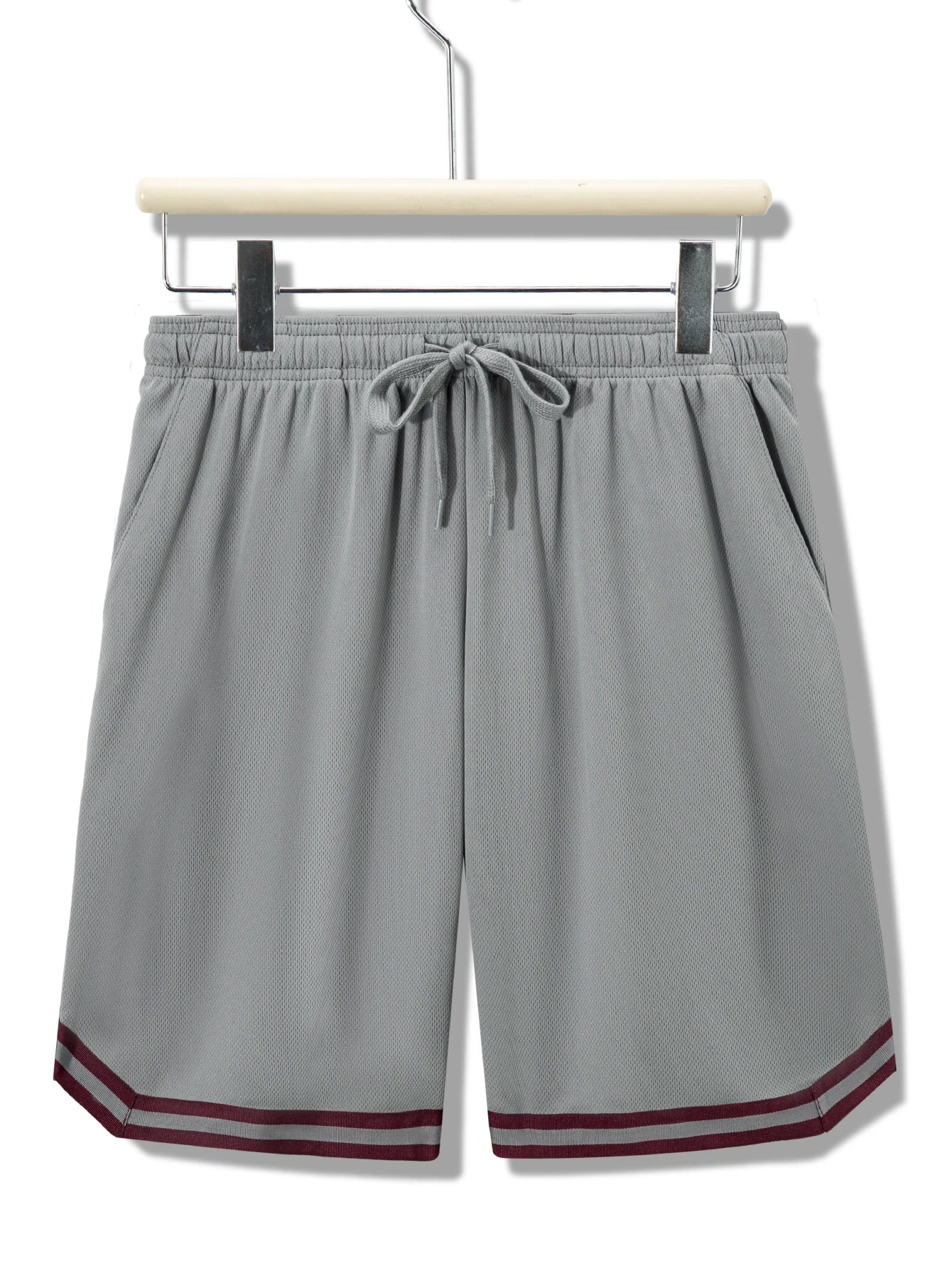 4-piece men's basketball shorts with drawstring waist and pockets