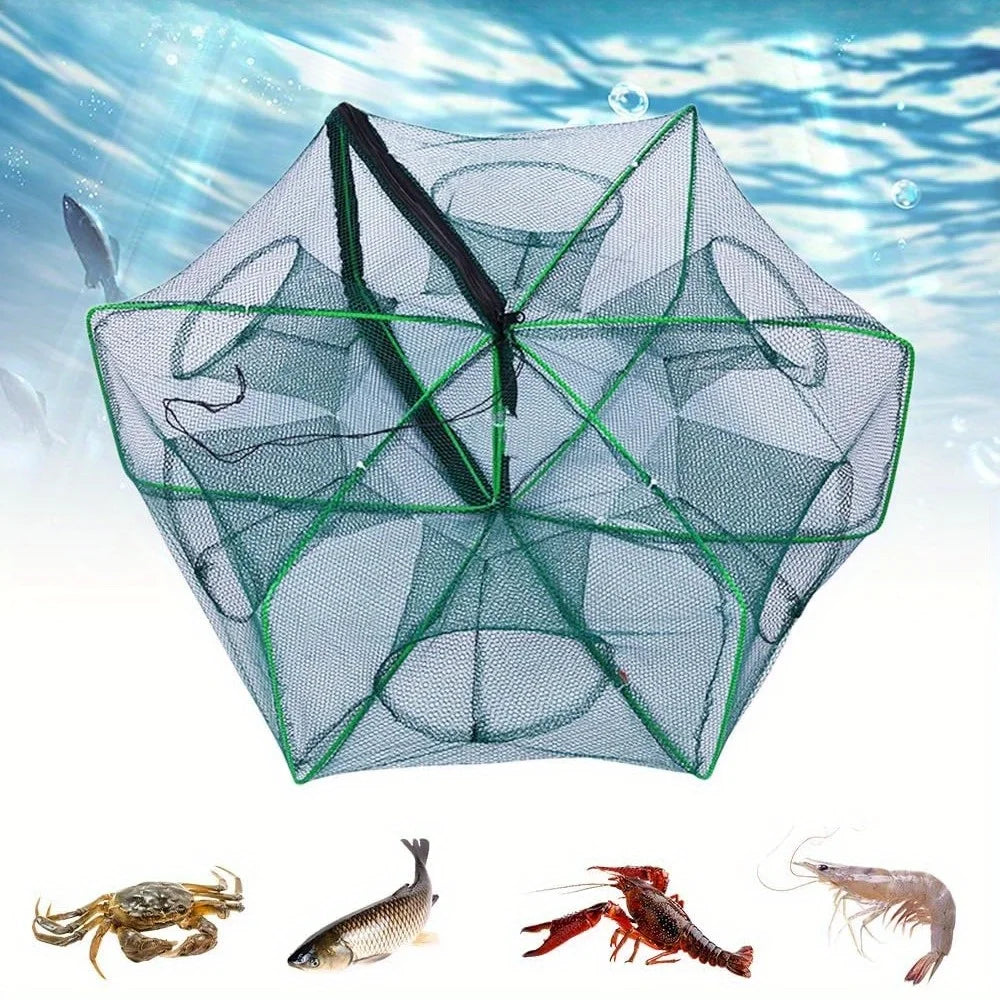 Foldable Fishing Trap Cage - High Quality