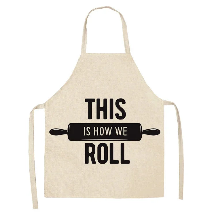 Kitchen Aprons for Women Cotton Linen Bibs