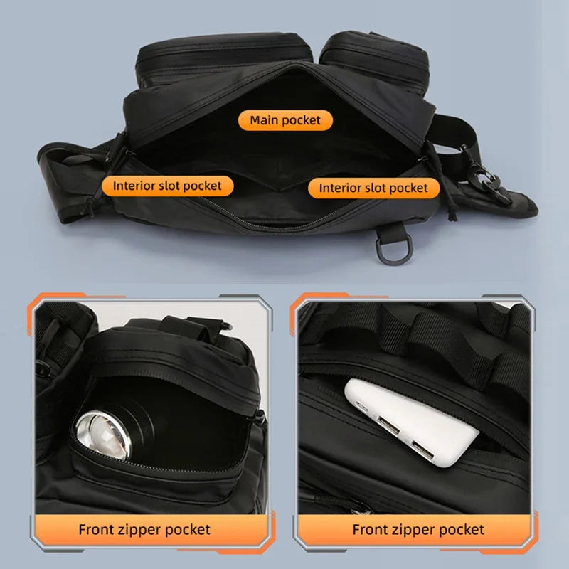 Crossbody Fishing Lure Shoulder Chest Waist Bag - Pack