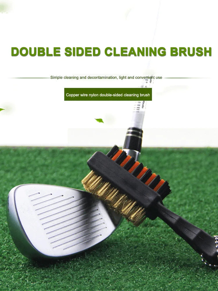 Double Sided Golf Club Groove Washing Brush