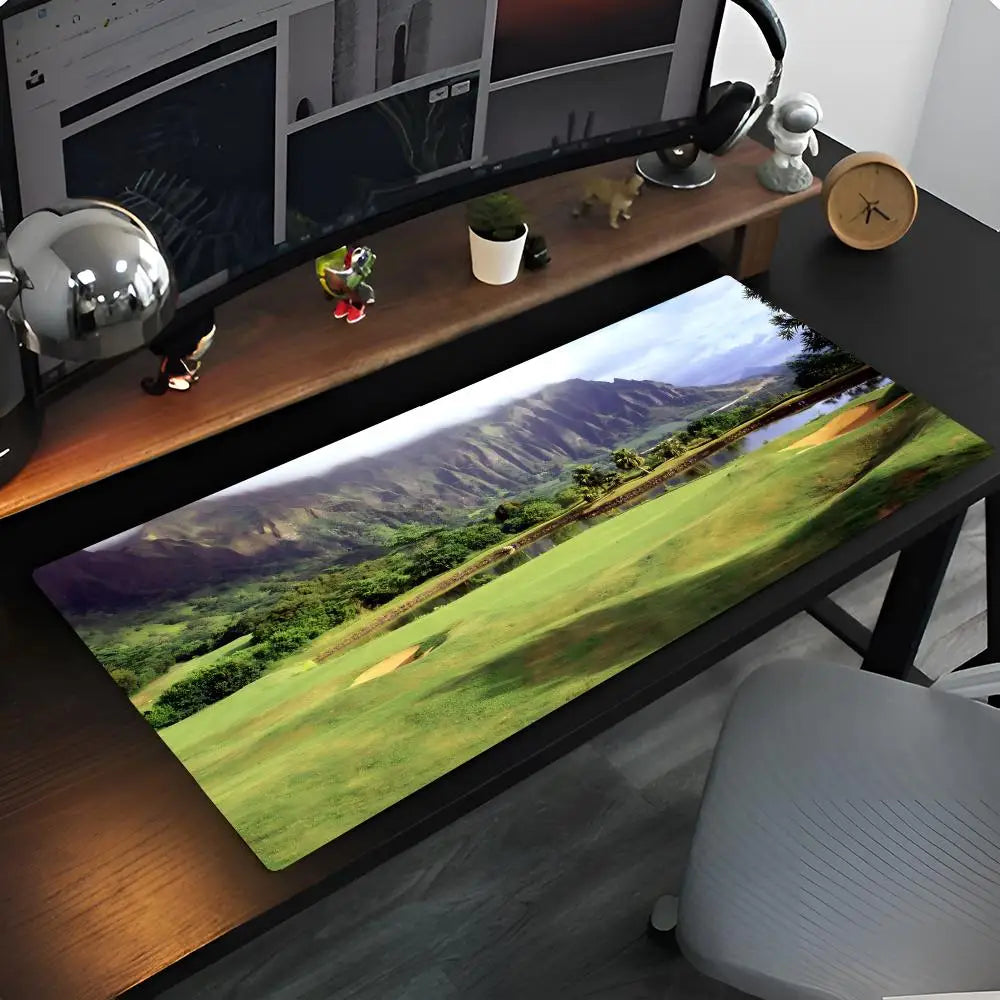 Augusta National Golf Course Mouse Pad Anime game mause pads cs lol XXL Home HD Computer Desk Mats Carpet Gamer Office Laptop So