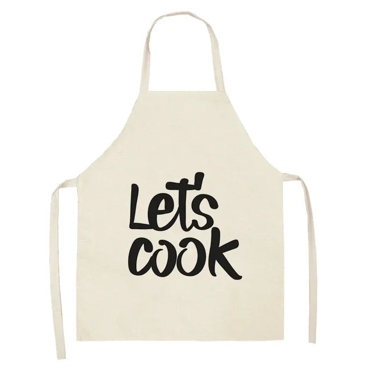 Kitchen Aprons for Women Cotton Linen Bibs
