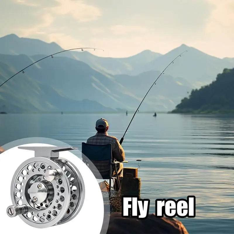 Fly Fishing Reel With Aluminum Alloy Reel For Lake Stream - Saltwater Fishing