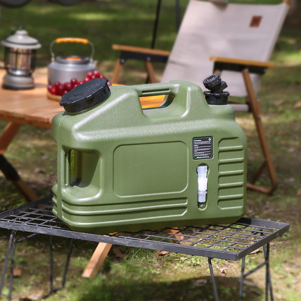 18L Water Container with Detachable Faucet Portable Tank