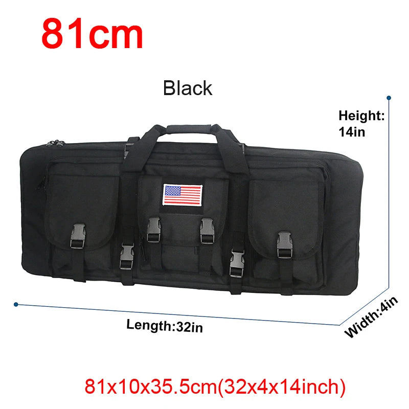 ARMY 32 38 42 48 inch Tactical Double Rifle Case