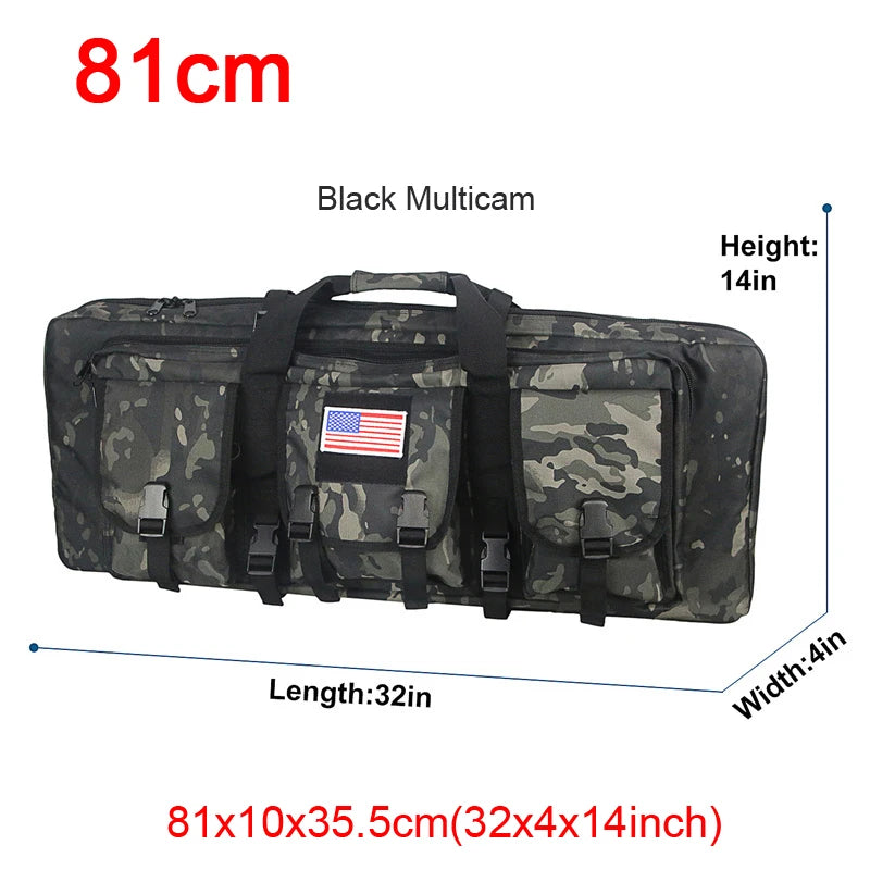 ARMY 32 38 42 48 inch Tactical Double Rifle Case