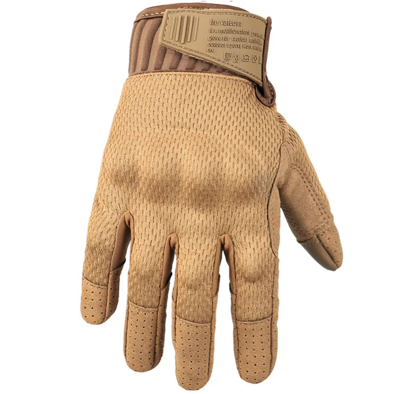 Camouflage, full finger gloves, anti slip and wear-resistant