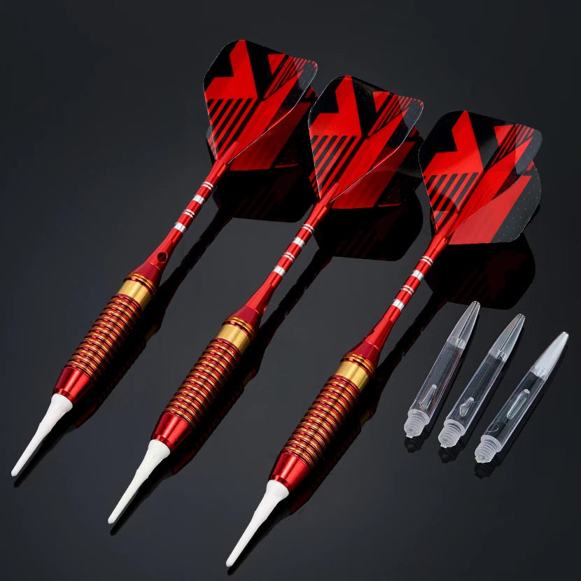 3 pcs 18g electroplated red copper darts soft-head dart box set