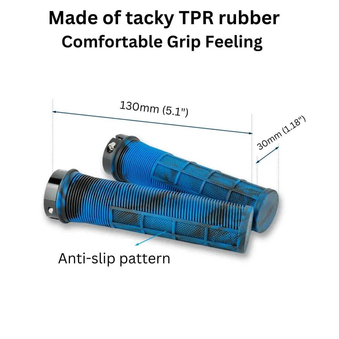 Bicycle Handles Rubber Lock-on Grip Non-slip