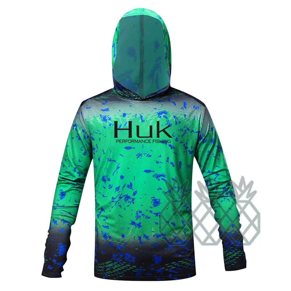 Fishing Hoodie Lightweight Breathable Fish Jersey Long Sleeve Performance Sweatshirt Men Quick Dry Dresses Maillot Casmia Pesca