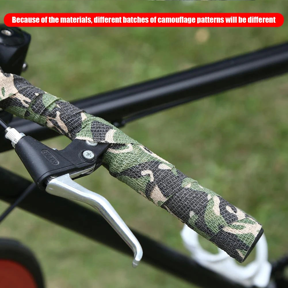 Camouflage Elastic Wrap Tape Self Adhesive 4.5m Hunt Disguise