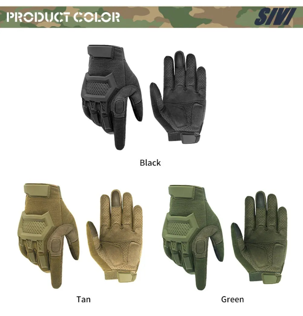 Tactical Gloves for Men - Women Hunting Shooting Motorcycle