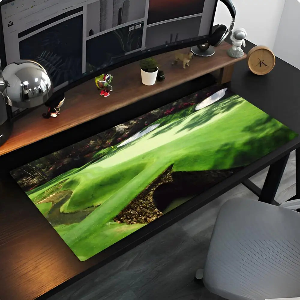 Augusta National Golf Course Mouse Pad Anime game mause pads cs lol XXL Home HD Computer Desk Mats Carpet Gamer Office Laptop So