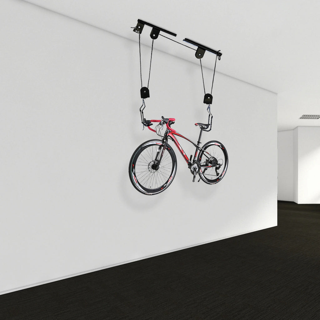Bike Hoist for Garage Ceiling Mount - Pulley System