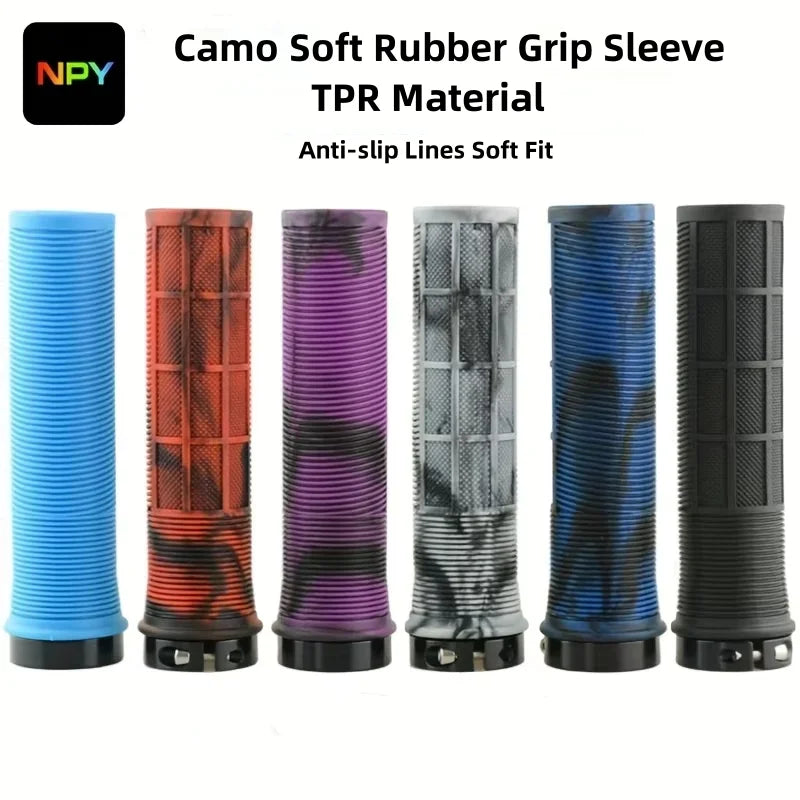 Bicycle Handles Rubber Lock-on Grip Non-slip