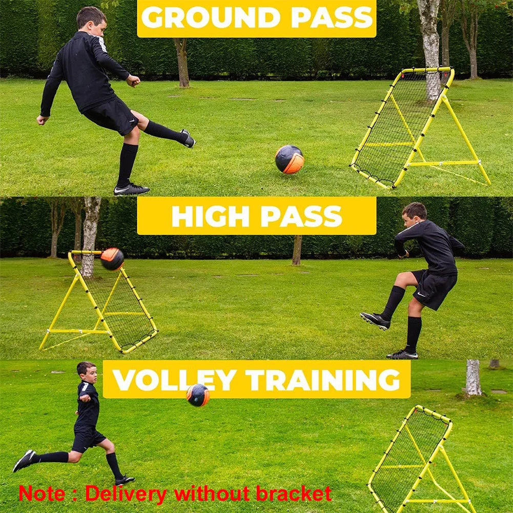 Soccer Bounce Back Net with 20 Elastic Ropes for Training