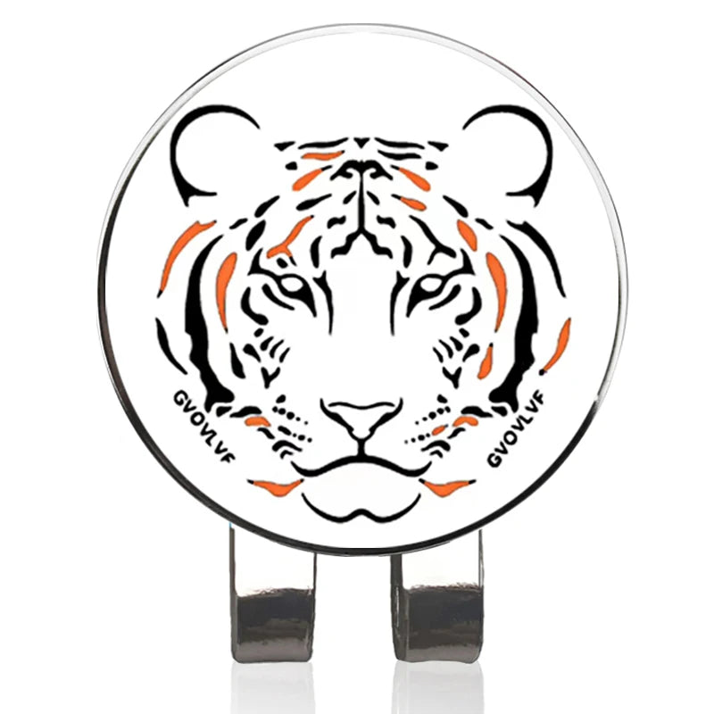 24 Kinds Different Design Golf Marker w Golf Hat Clip Clamp Golf Ball Mark animals wine cup plants shoes flag 1pcs