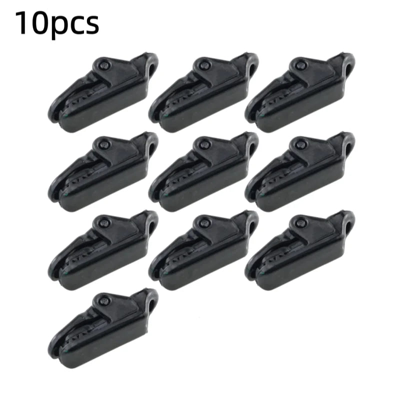 5/10/12PCS Tent Awning Alligator Clip Heavy Duty Clamp For Tarpaulin Shelter Windproof Reinforced Grip Camping Hike Tool