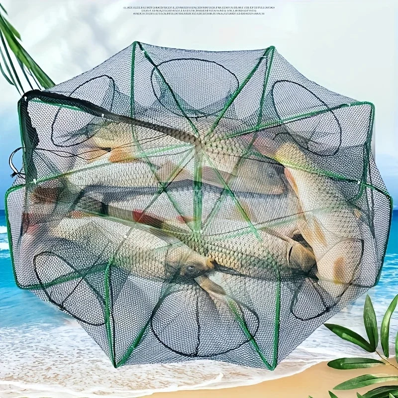 Foldable Fishing Trap Cage - High Quality