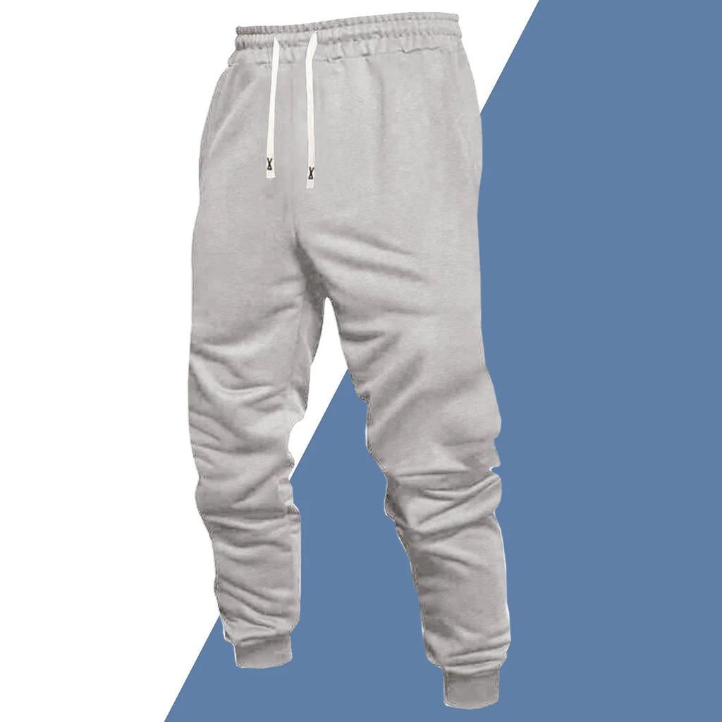 Men's 4-piece casual pants, solid color